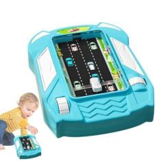 Imagem de Jogo portátil de corrida,Console de jogo portátil de corrida,Consola de jogos de condução Consola portátil de corrida portátil - Simulador de condução de quebra-cabeça de jogo de corrida interativo de