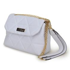 Imagem de Bolsa Pequena Elegante Feminina Com Alça Transversal Detalhe De Corrente