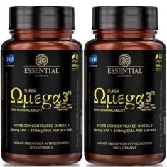 Imagem de Kit 2X Super Omega 3 Tg (60 Caps Cada) 1000Mg - Essential Nutrition