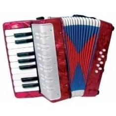 Imagem de Brinquedo Sanfona Acordeon Gaita Infantil 8 Baixos - Toys