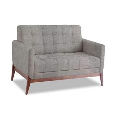 Imagem de Sofá 2 Lugares Brooks Linho Cimento 126 cm