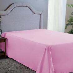 Imagem de Lençol Cama Box King 400 Fios Sem Elástico Toque Aveludado Lindo E Mac