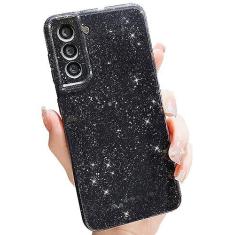 Imagem de MINSCOSE Capa compatível com Samsung Galaxy S21 5G, linda cor neon brilhante, brilhante, fina, à prova de choque, capa brilhante de silicone para mulheres e meninas para Galaxy S21 de 6,2 polegadas -