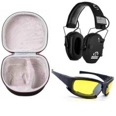 Imagem de Kit Abafador Eletronico Ouvido Walker's + Oculos Daisy X7 + Case - Tac
