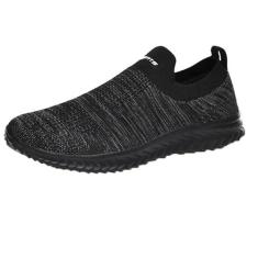 Imagem de Jueshanzj Sapatos de caminhada esportivos sapatos de tamanho grande sapatos de corrida confortáveis modelo casal, Preto 2, 41