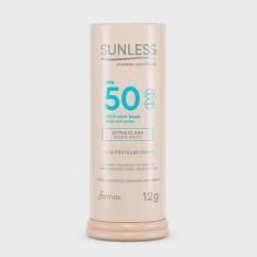 Imagem de Protetor Solar Facial Sunless Stick Com Base Extra Clara FPS50 12g