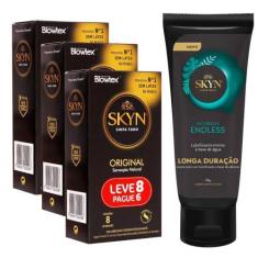 Imagem de Preservativo Skyn Blowtex Original 3cx Gel Lubrificante Naturally Base