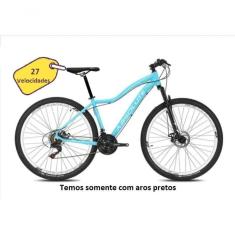 Imagem de Bicicleta Aro 29 Absolute Hera Feminina Shimano 24v K7 Freio A Disco Hidráulico Garfo Com Trava - Azul Tam.15