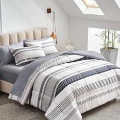 Imagem de Cama em um saco Flysheep Ombre Boho Striped King Size 7 peças