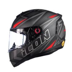 Imagem de Capacete Moto Peels Esportivo Lançamento Icon Fast Original, 56, Verme