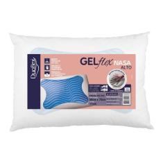 Imagem de Travesseiro Gel Nasa Alto P/ Dormir De Lado E Costas 50cm X 70cm - Duo