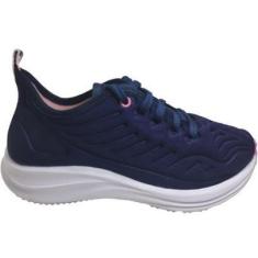 Imagem de Tênis Infantil Menina Jogging Running Calce Fácil Energy Respi-Tec Kidy 037-1085-Feminino