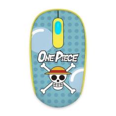Imagem de Mouse Akko One Piece Azul e amarelo Smart 1