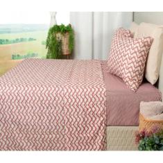 Imagem de Jogo de Cama Duplo Queen 4 peças 140 Fios 250x240cm Jade 2 Realce Premium - Sultan