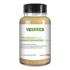 Imagem de W Vegan Nutritional Yeast Flocos Sabor Parmesão Free 120G