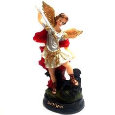 Imagem de Estátua de Arcanjo São Miguel Resina 15,5cm