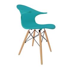 Imagem de Cadeira Charles Eames New Wood Design Pelegrin PW-079  Celeste