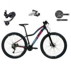 Imagem de Bicicleta Aro 29 Absolute Hera Feminina Shimano Deore E Altus 27v Hidráulicos Garfo Trava - Preto Tam.17