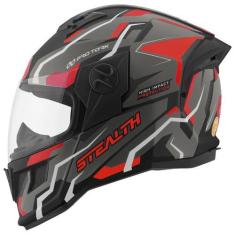 Imagem de Capacete Fechado Para Moto Stealth Hawk Moderno Lançamento - Pro Tork,