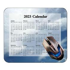 Mousepad personalizado para jogos de ano 2021, tema de céu azul, base de  borracha antiderrapante
