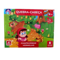 Imagem de Quebra-Cabeças Chapeuzinho Vermelho 24 Pecas - A Casa