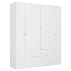 Imagem de Guarda Roupa/Roupeiro Thb 5818 Astro 6 Portas 2 Gavetas 182x153x47cm