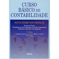 Imagem de Curso Básico de Contabilidade - 7ª Ed. 2013 - Crepaldi, Silvio Aparecido - 9788522481040