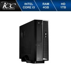 Imagem de Mini Computador ICC SL2342D Intel Core I3 4gb HD 1TB DVDRW WIndows 10