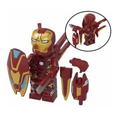 Imagem de Boneco Blocos De Montar Homem De Ferro Mark 46 Limitada