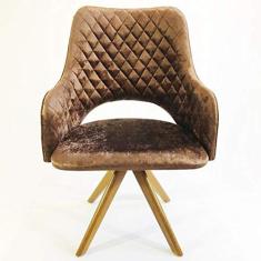 Imagem de Poltrona Decorativa ESTER matelassê base madeira maciça - Poltronas do Sul