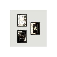 Imagem de Kit 3 Quadros Fé e Gratidão Costela de Adão 45x34cm