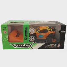 Imagem de Carrinho de Brinquedo Miniatura buggy Quadriciclo c/ Rampa Usual 629 Laranja