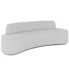 Imagem de Sofá 3 Lugares Retrátil e Reclinável Cama Inbox Senses 2,00m Velusoft Cinza