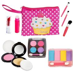 Imagem de Conjunto de brinquedos de maquiagem Beverly Hills Pretend, conjunto de cosméticos de beleza My First Princess para meninas, crianças fingem brincar, v