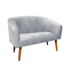 Imagem de Namoradeira Stella Suede Cinza