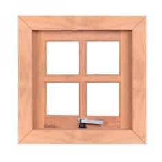 Imagem de Vitrô Maxim Ar Quadriculado 50cmx50cmx12cm VE901 Esel Marroml