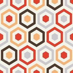 Imagem de Papel De Parede Adesivo Retrô 0163 Rolo 0,58X3M