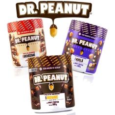 Imagem de 3X PASTA DE AMENDOIM 600G COM WHEY PROTEIN - DR PEANUT-Unissex