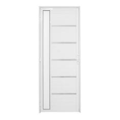 Imagem de Porta Lambril Solara com Visor 70 x 2.10 Branca Lado Esquerdo - Hale