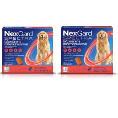 Imagem de 2 Nexgard Spectra Antipulgas Cães 30,1 a 60kg 1 Tablete Boehringer