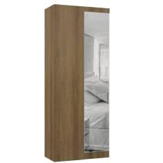 Imagem de Modulo Guarda Roupa Canto Reto 1 Porta Com Espelho Avela