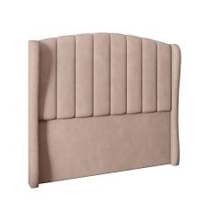 Imagem de Cabeceira Para Cama Box Casal 140 Cm Angel Veludo Bege I02 - D`rossi