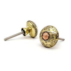 Imagem de 5MoonSun5 Puxadores de porta de latão e cobre/puxadores de gaveta puxadores de porta de cômoda/puxadores de puxar e empurrar para armários, guarda-roupas e armários de cozinha/decoração de ferragens