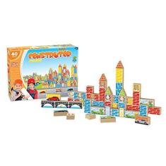 Imagem de Construtor 40 Peças Junges Madeira