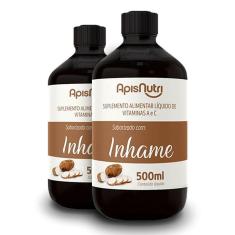 Imagem de Kit 2 Elixir de Inhame Vitamínico 500ml Apisnutri