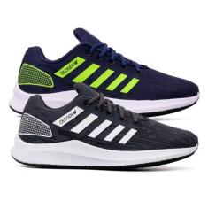 Imagem de Kit 2 Tenis masculino feminino unissex Oldsen Insanity corrida academia 34-43