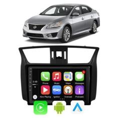 Imagem de Kit Central Multimidia Android Auto Nissan Sentra 14 15 16 17 18 19 20