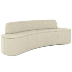 Imagem de Sofá 5 Lugares Para Sala De Estar Living 280cm Koane D06 Linho Creme -