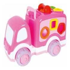 Imagem de Caminhãozinho Didático Rosa 288 - Super Toys 