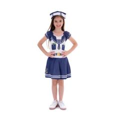 Imagem de Fantasia De Marinheira Infantil,carnaval,almirante,feminina - Fantasia